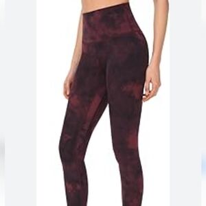 Lululemon Athletica Purple Tie-Dye Leggings High Waist
